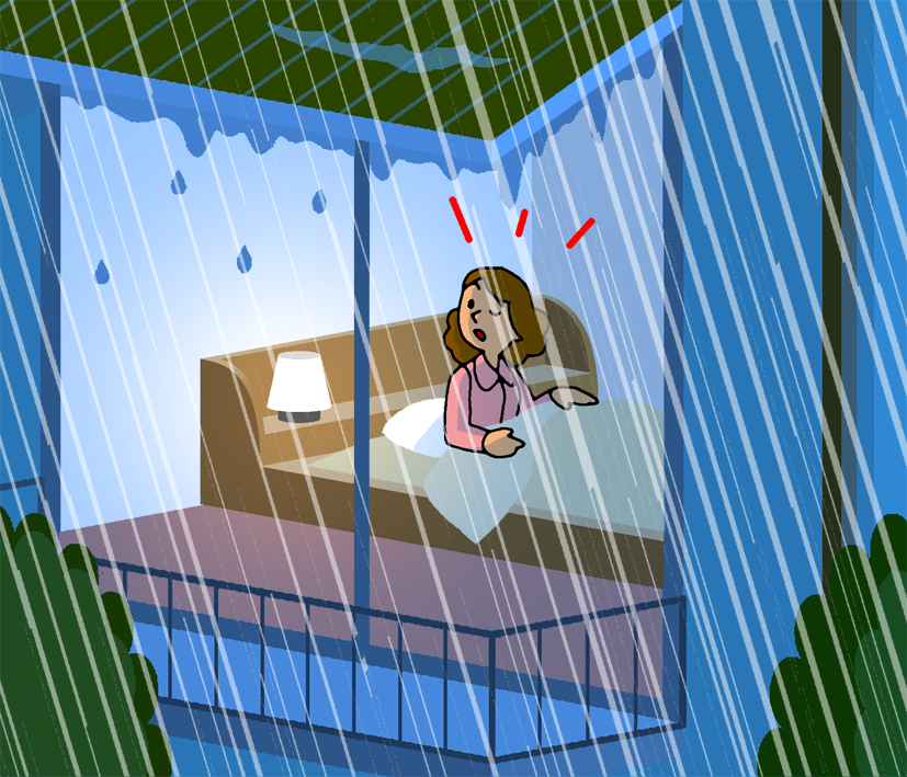 出典:気象庁リーフレット「雨と風(雨と風の階級表)